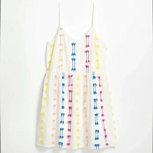 Lou & Grey for Loft Fringe Cami Dress - Size Small - NWT